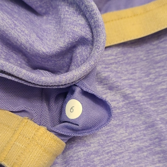 Lululemon power y tank heathered iris flower - Picture 3 of 6